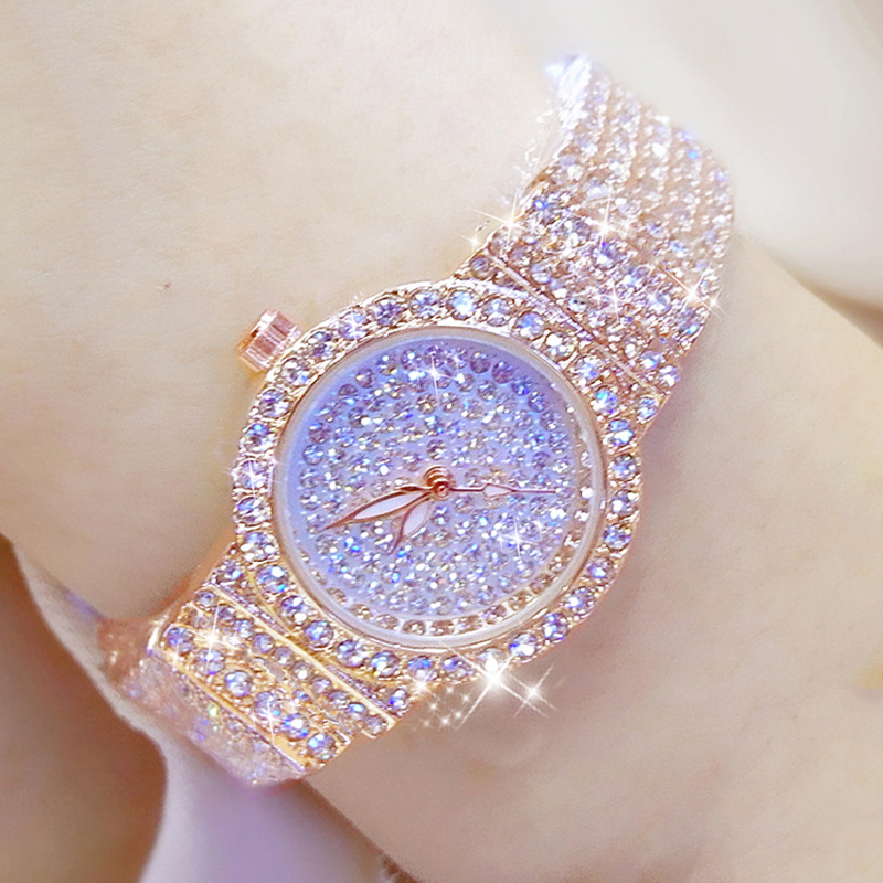 Lux Watch - Damenarmbanduhr Berühmter Luxusmarken Diamant-Damenuhren Kleine Damenarmbanduhr