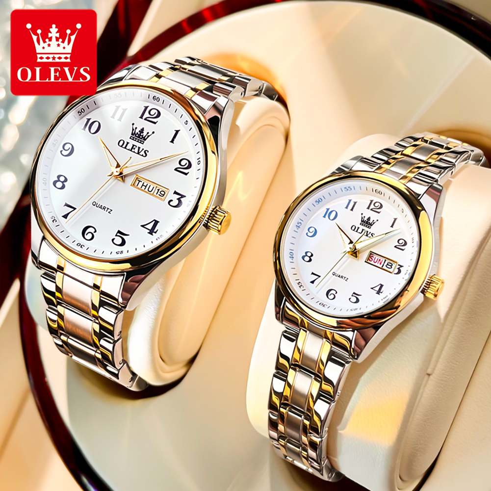 Luxury Watch Wallpaper - OLEVS Neue Mode Paar Uhr für