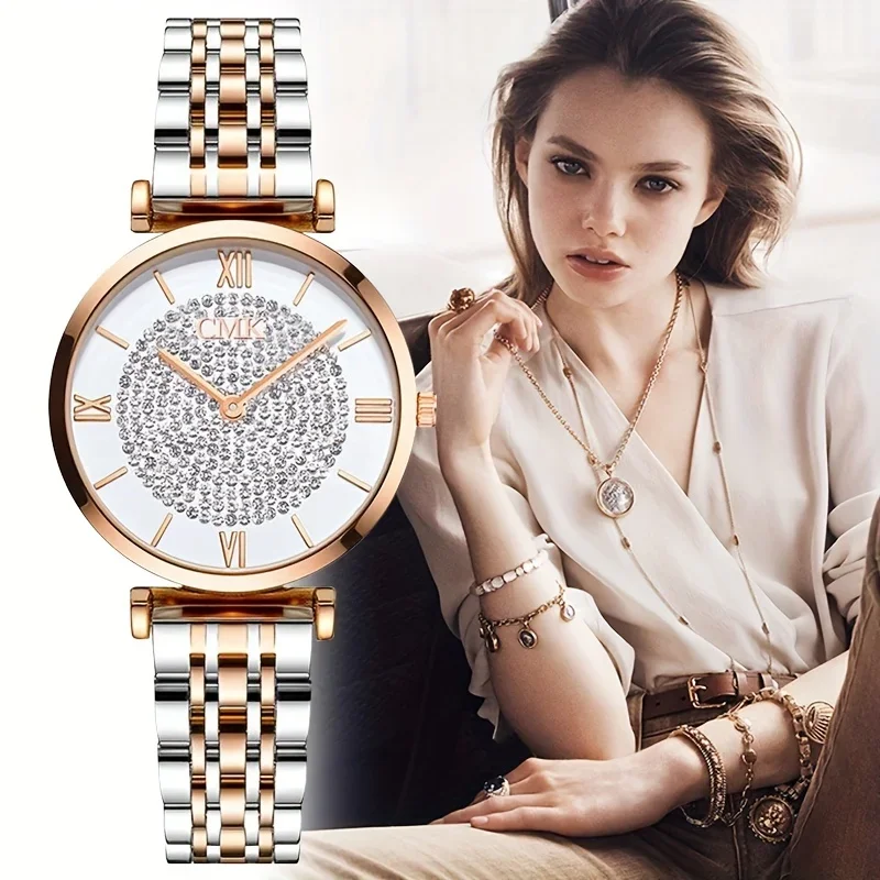 Luxury Watch Vintage - Luxuriöse Vintage römische Zifferblatt Quarzuhr mit