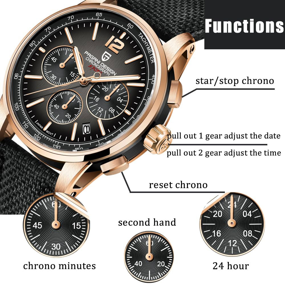 Luxury Watch Wallpaper - PAGANI DESIGN Neue Herrenuhr 41mm Chronograph