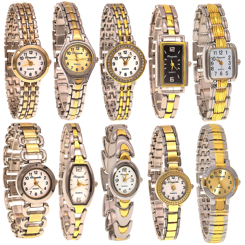 Lux Watch - 10 Stück/Set, Gemischte Elegante Damenuhren Luxus-Armbanduhren