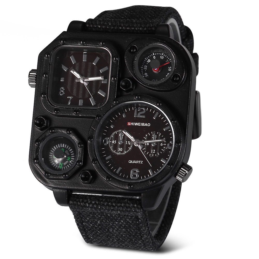 Luxury Watch Zone - Quarz Herrenuhren Top-marke Luxus Leinwand Strap