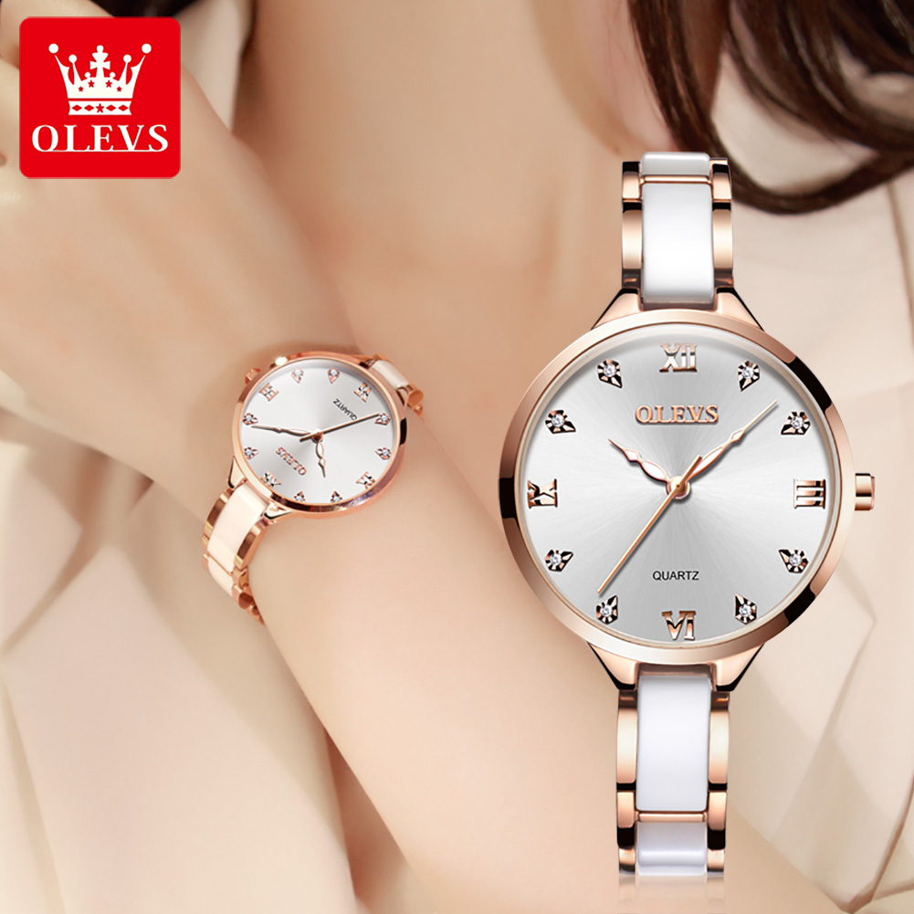 Luxury Watch In Japan - Olevs Keramik Kleid Frauen Uhr Luxus