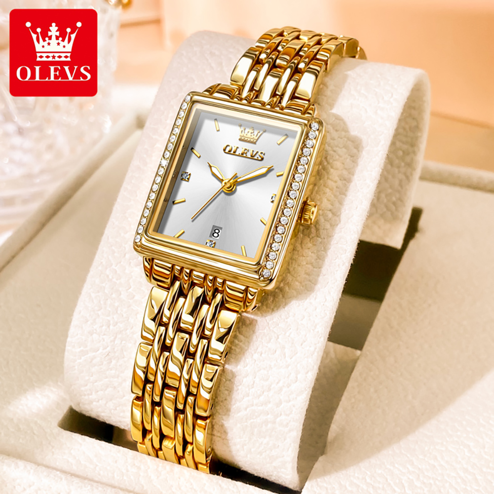 Lux Watch - OLEVS 9995 Datumsuhr für Damen Luxuriöse