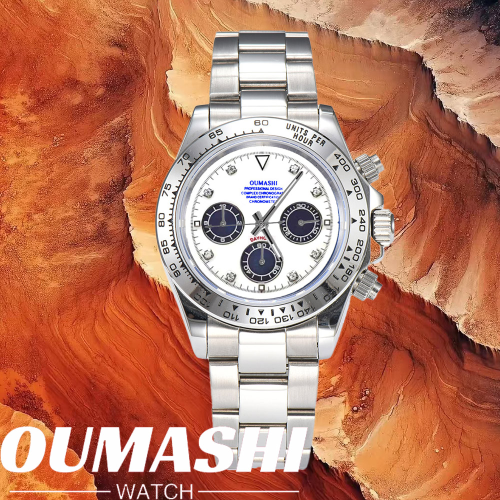 Luxury Watch Zone - Luxus VK63 Uhren mit Saphirglas, 316L