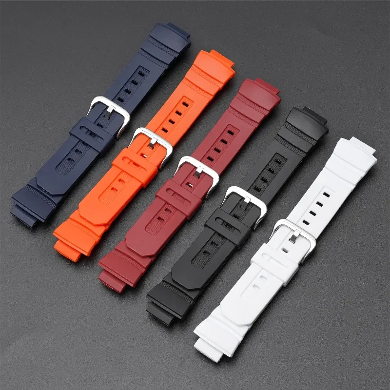 Luxury Watch G Shock - Schwarzes Harz-Uhrenarmband für Casio G-SHOCK AW-591