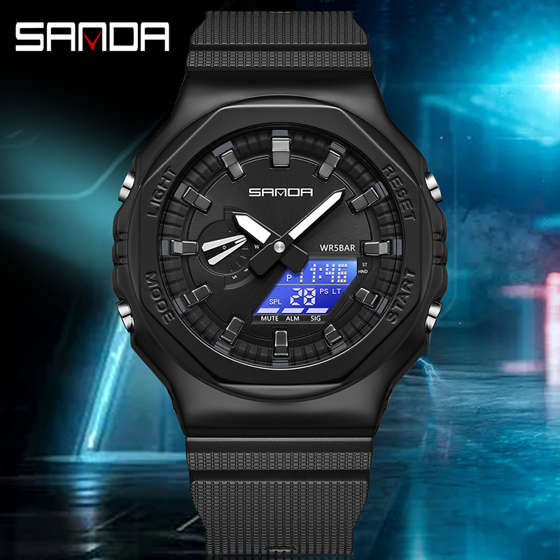 Sanda Top Marke Luxus männlich – Luxury Watch G Shock Bewertung und Preis