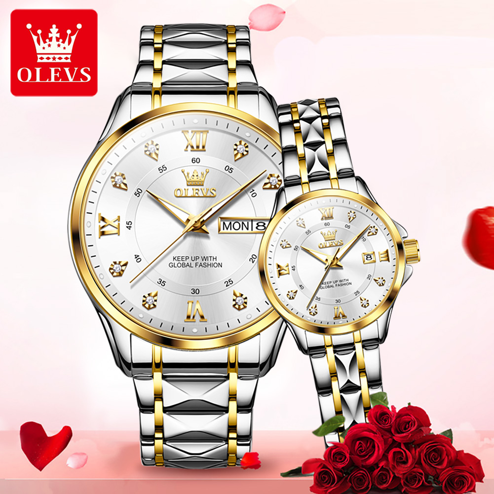 OLEVS 2906 Paar Uhr Original R – Luxury Watch Wallpaper Bewertung und Preis