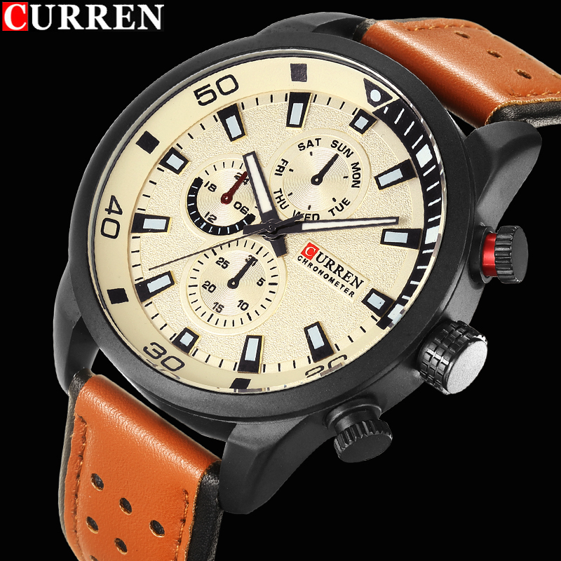 2017 CURREN Stilvolle Uhr Männ – Luxury Watch Apple Bewertung und Preis
