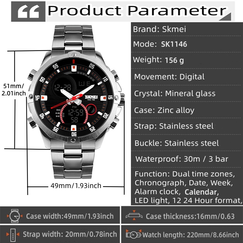 SKMEI 2016 Neue Uhren Männer L – Luxury Watch Zone Bewertung und Preis