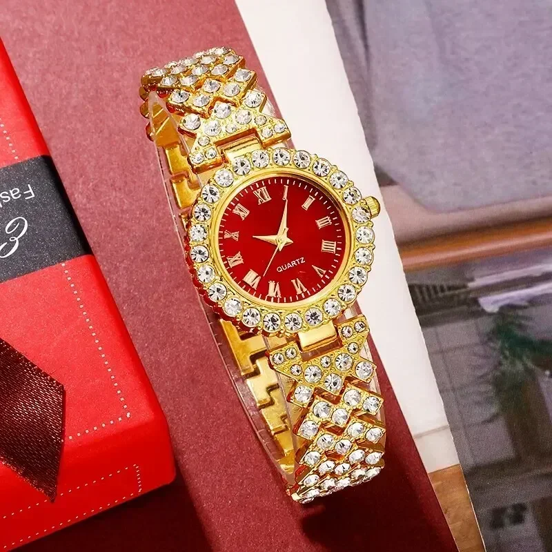 Goldene Luxus-Uhr Damen Ring H – Luxury Watch Kit Bewertung und Preis