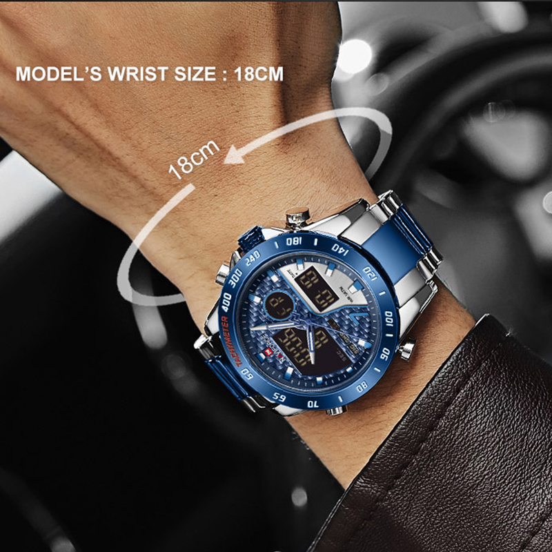 NAVIFORCE Digitale Uhren für M – Luxury Watch Zone Bewertung und Preis
