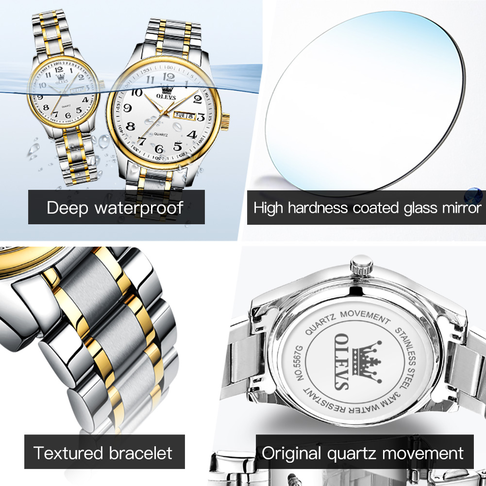 OLEVS Neue Mode Paar Uhr für M – Luxury Watch Wallpaper Bewertung und Preis