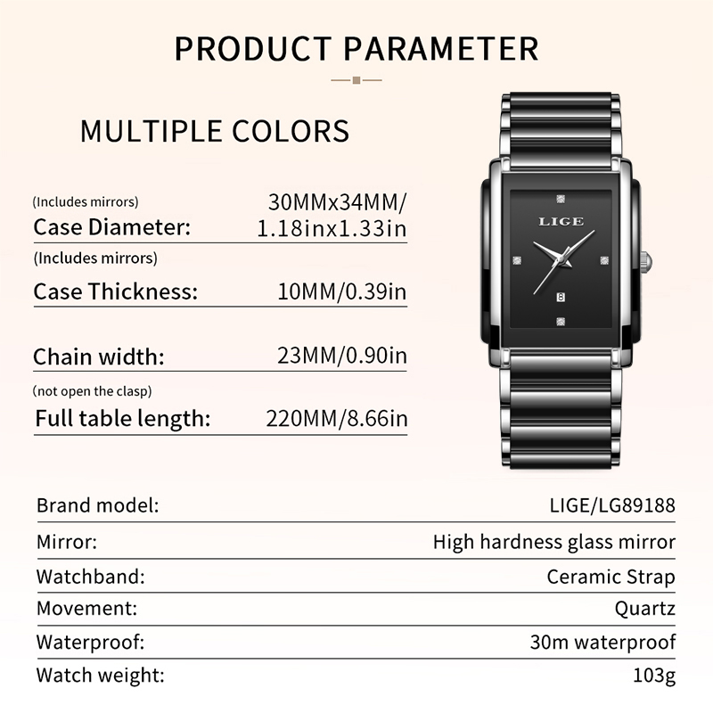 LIGE Neue Luxus Frauen Uhren E – Lux Watch Bewertung und Preis