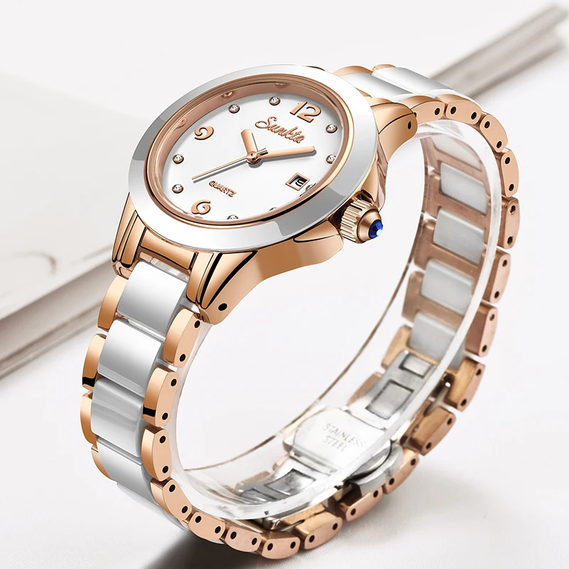 Sunkta Mode Lässig Quarz Frau  – Luxury Watch Women Bewertung und Preis
