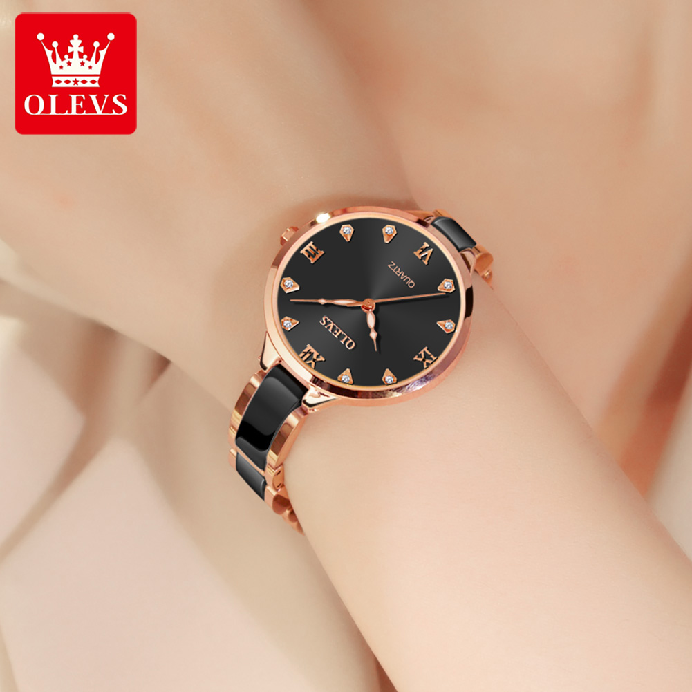 Olevs Keramik Kleid Frauen Uhr – Luxury Watch In Japan Bewertung und Preis