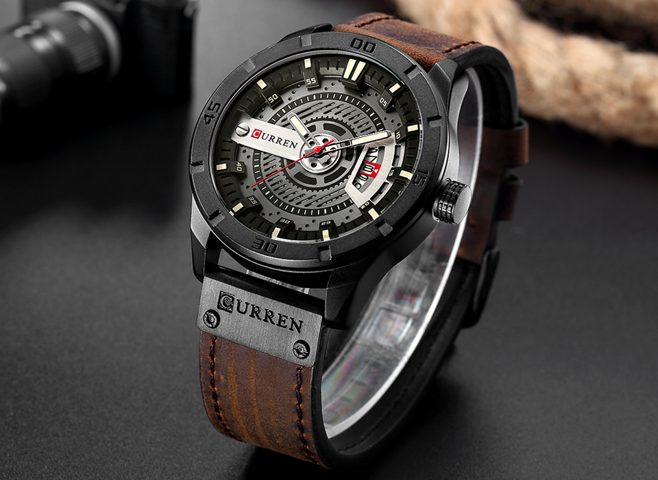 Luxus Uhr Marke CURREN Männer  – Luxury Watch Apple Bewertung und Preis