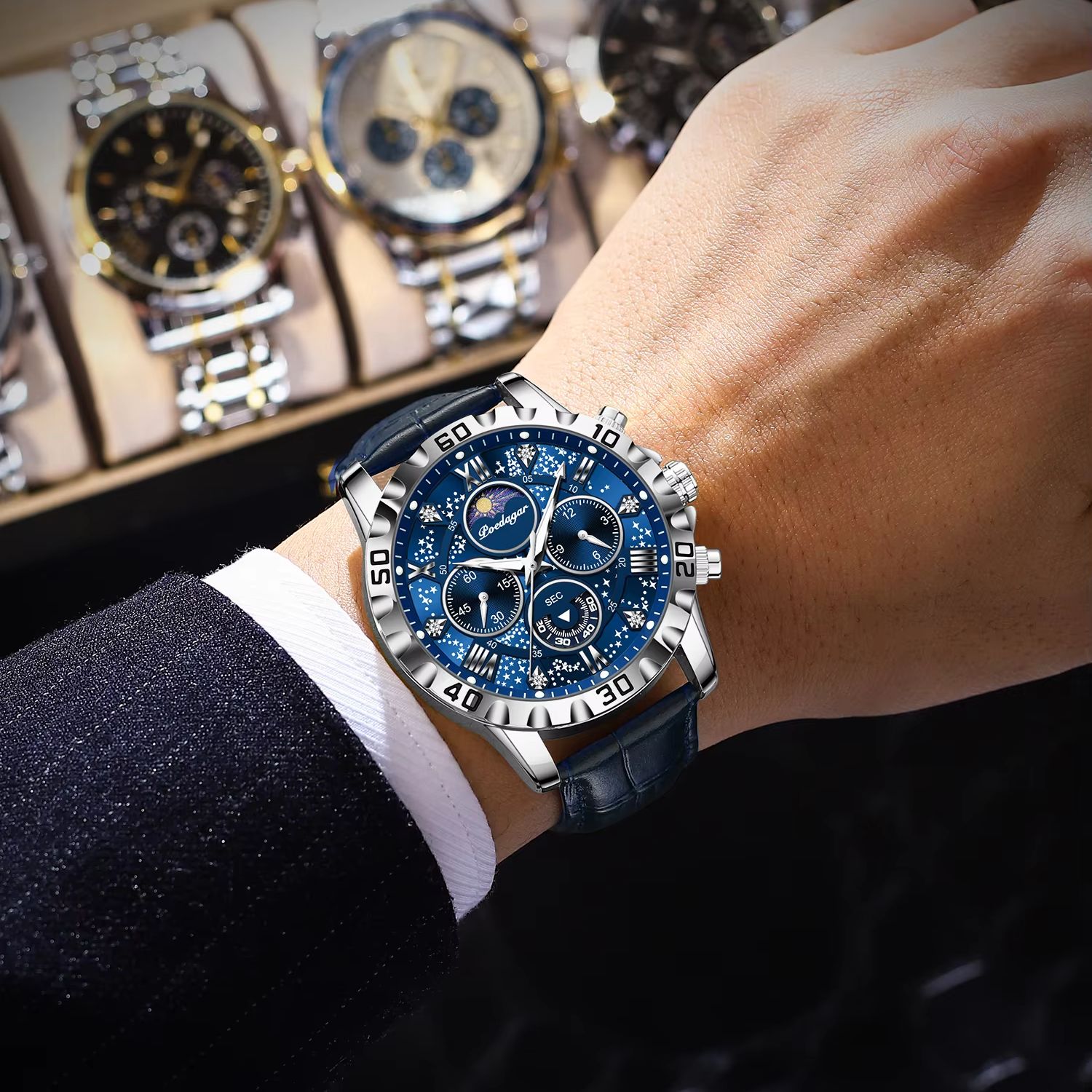 POEDAGAR Luxus Mode Mann Uhr W – Luxury Watch Zone Bewertung und Preis