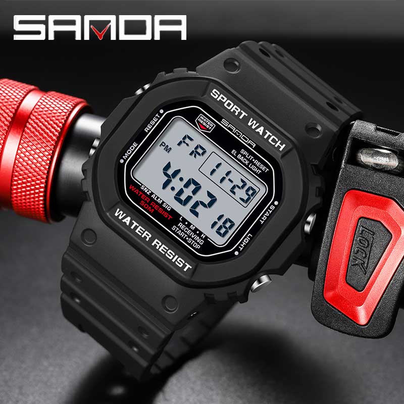 SANDA G Stil Digitale Uhr Männ – Luxury Watch G Shock Bewertung und Preis